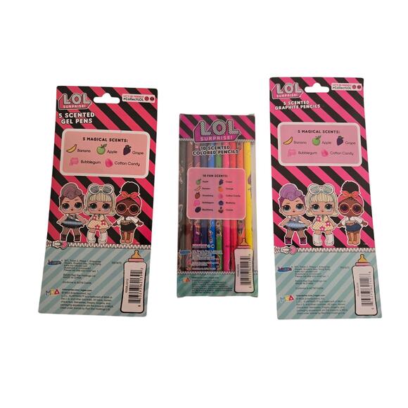 L.O.L. Surprise! Scented Stationery Bundle – Colored Pencils, Pencils & Gel Pens - Picture 5 of 5